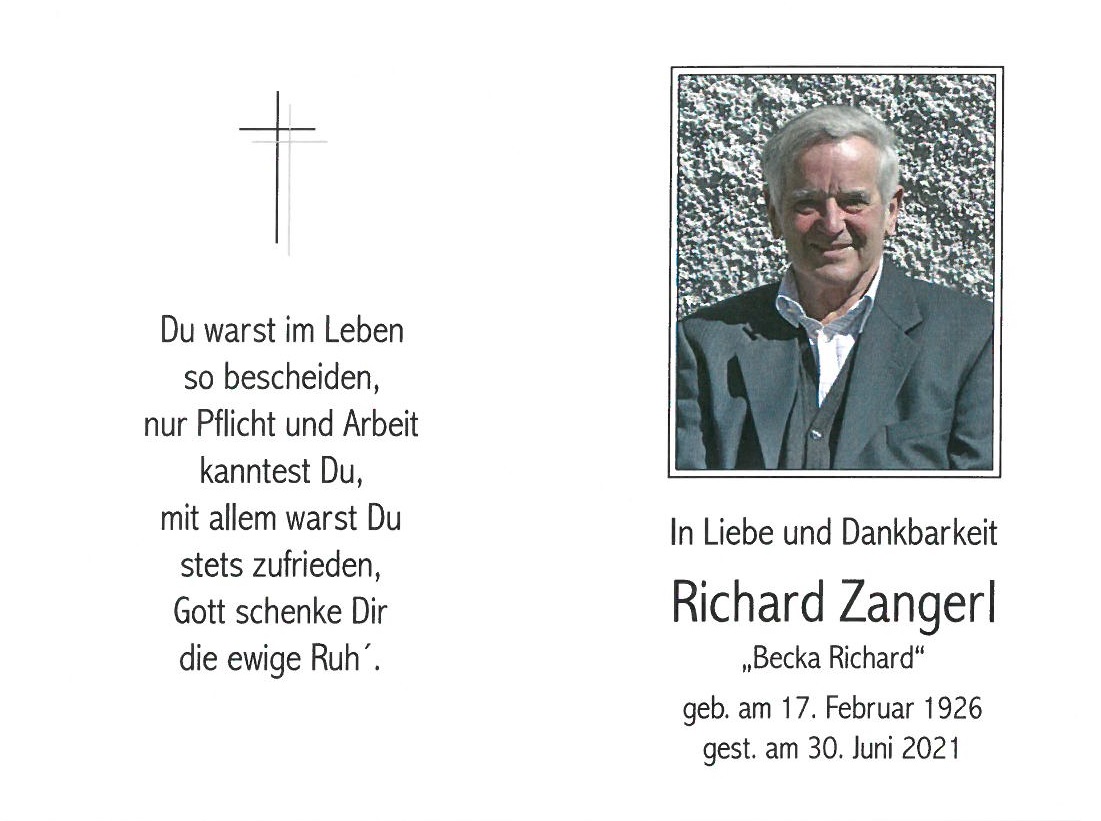 Zangerl Richard